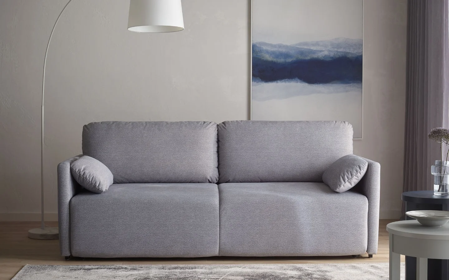 Szara sofa Auro